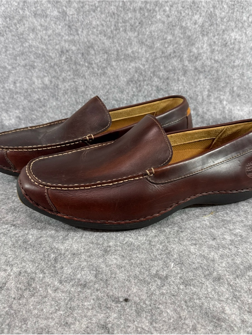Timberland Smart Comfort Leather Loafers - Mens 13 - Brown Classic 72024 2360